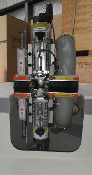 Cтанок F12X-3 для снятия свесов на криволинейных деталях