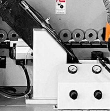 Кромкооблицовочный станок TS50A с прифуговкой