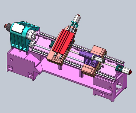 Токарный станок с ЧПУ модели TCK50х1000