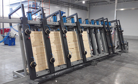 Пресс гидравлический для бруса и щита SLH - GRP