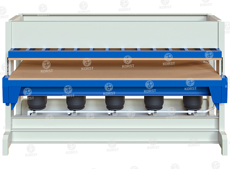 Пресс Пневматический Холодный Korst PP-3015 для склеивания и облицовки заготовок