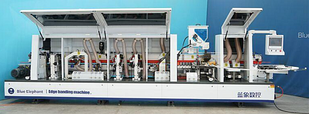 Кромкооблицовочный станок E-70JR Обработка углов Раунд