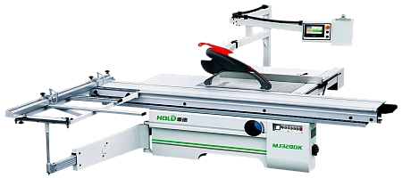 Форматно-раскроечный станок HOLD MJ320DK электроподъем пилы