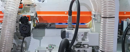 Кромкооблицовочный станок F800 с Прифуговкой и Раундом