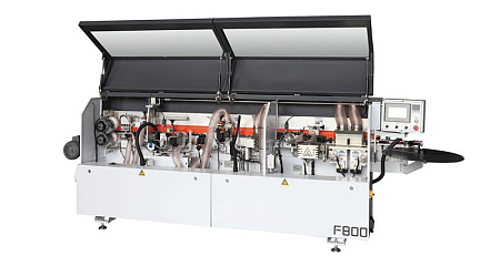 Кромкооблицовочный станок F800 с Прифуговкой и Раундом