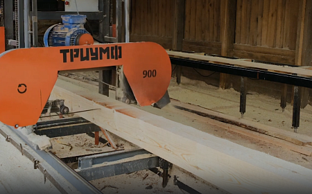 Ленточная пилорама Триумф 700 - Электрическая