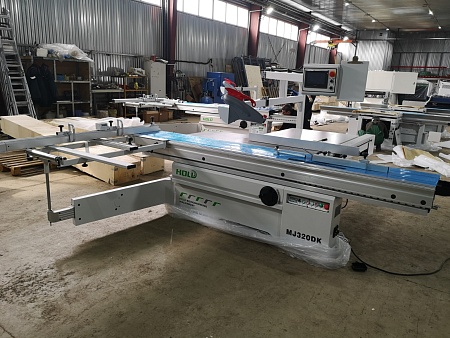 Форматно-раскроечный станок HOLD MJ320DK электроподъем пилы