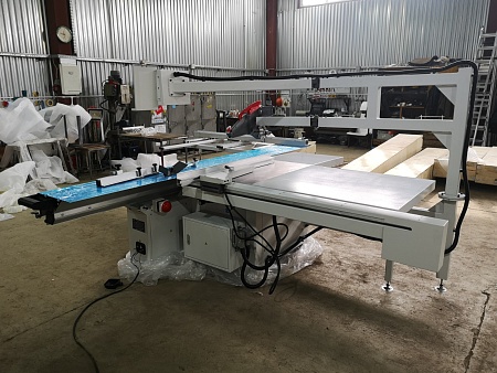 Форматно-раскроечный станок HOLD MJ320DK электроподъем пилы