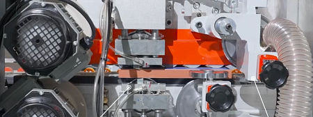 Кромкооблицовочный станок F800 с Прифуговкой и Раундом