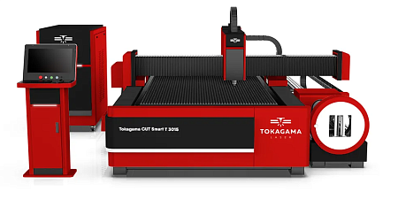 Лазерный комплекс резки открытого типа Smart T раскрой листа и трубы 1000 W