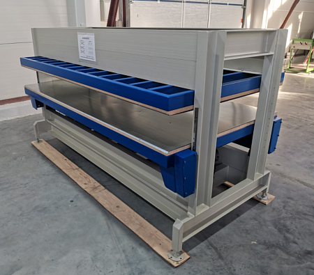 Горячий пневматический пресс Korst GPP-2010 для склеивания и облицовки заготовок