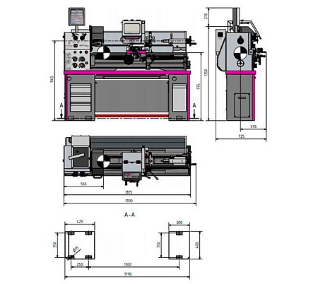 Токарно-винторезный станок OPTIturn TH 3610D