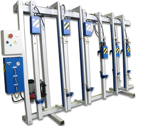 Гидравлический пресс для бруса и щита ПГ 30х18