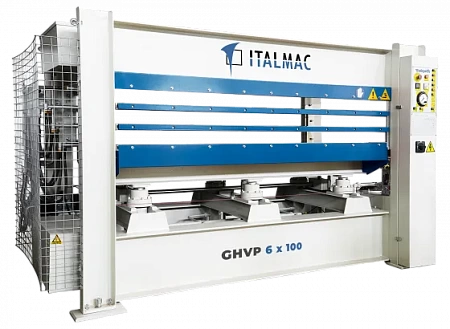 Гидравлический пресс горячего прессования ITALMAC GHVP 6x100 Трехпролетный
