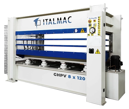 Гидравлический пресс горячего прессования ITALMAC GHVP 8x120 Трехпролетный
