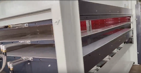 Горячий гидравлический пресс HP 48-120T 1 пролетный - 120 тонн - 3000 х 1300