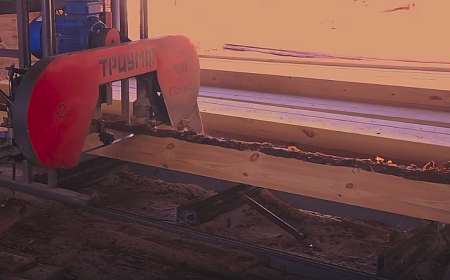 Ленточная пилорама Триумф 700 - Электрическая