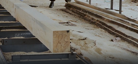 Ленточная пилорама Триумф 900 - Электрическая