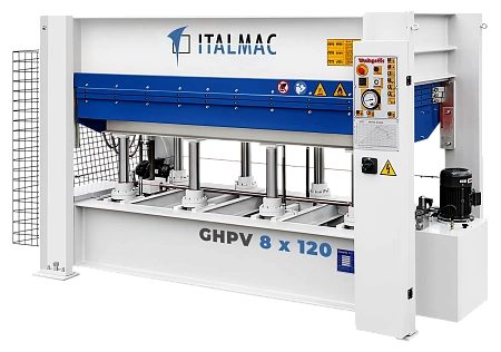 Гидравлический пресс горячего прессования ITALMAC GHVP 8x120 Трехпролетный